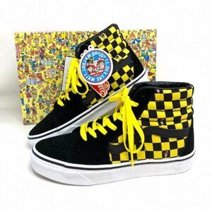 💖MEGA SALE💖VANS x Where's Waldo Sk8-Hi Checker VN0A32QG4UE Men's High Suede